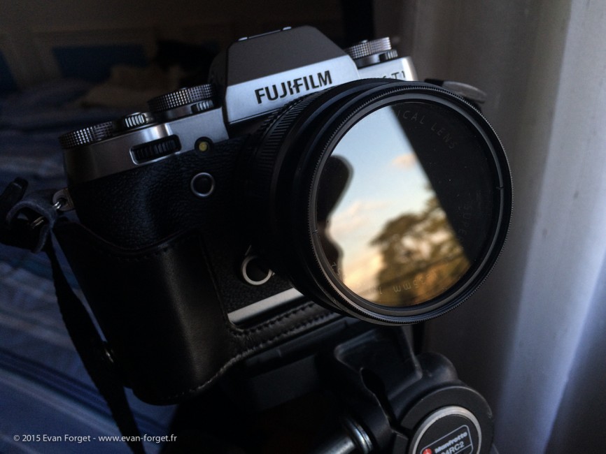 Filtre ND 400 Variable sur le 35mm Fujifilm