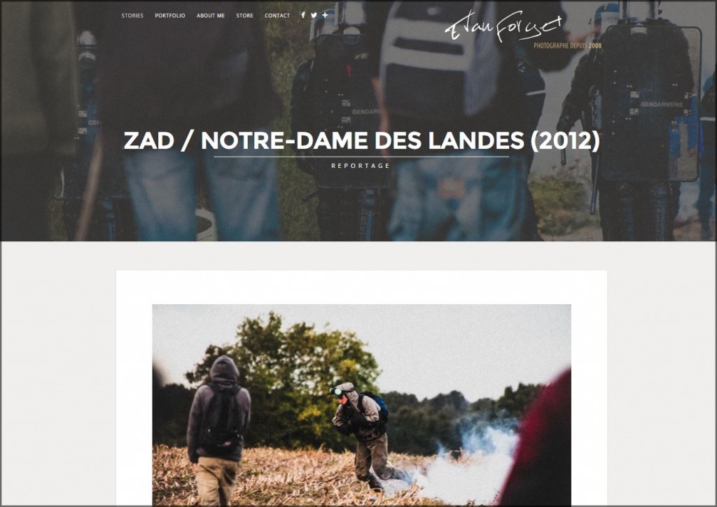 Page STORIES de la ZAD de Notre-Dame des Landes